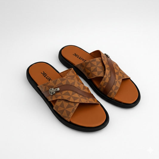 Kicksbey Classic Brown Comfort Slipper