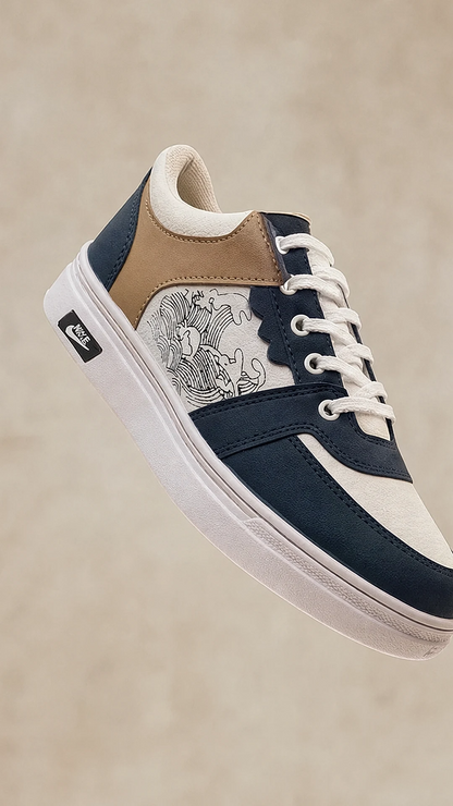 Urban Wave Premium Casual Sneakers – Blue
