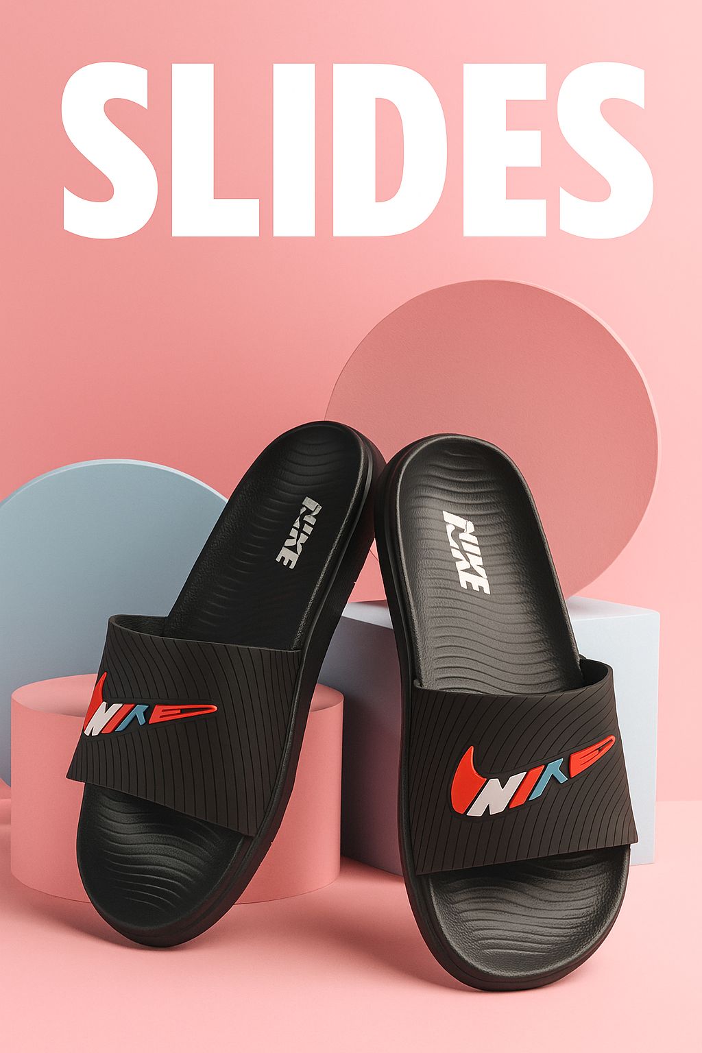 Nike Comfort Slide Sandals – Black