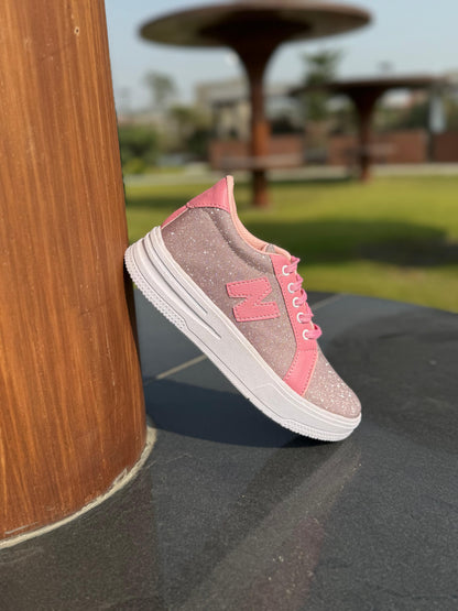 Pink Glitter Shoes for Girls