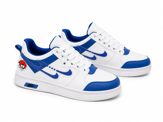 Aero Strike Royal Blue & White Premium Sneakers