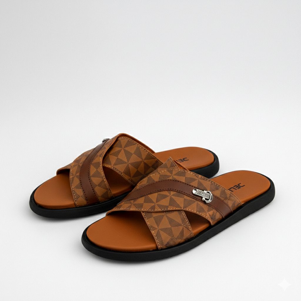 Kicksbey Classic Brown Comfort Slipper