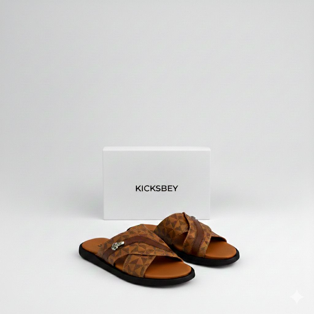 Kicksbey Classic Brown Comfort Slipper